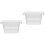 2Pièces Accessoire Aquarium Boîte D'isolement Transparent 8