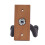 Guitar Wall Mount - Square Beech Walnut Color 11