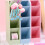 Inclined Pen Holder 4-Grid Green Plastic Organizer 7