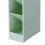 Inclined Pen Holder 4-Grid Green Plastic Organizer 9
