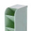 Inclined Pen Holder 4-Grid Green Plastic Organizer 11