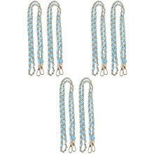 6St Lichtgewicht Sky-Blauwe Tas Ketting Vervanger Metalen Schouderriem