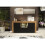 Sideboard Aurora 145cm - Dark Oak & Black Matt Doors and LED Lights 5