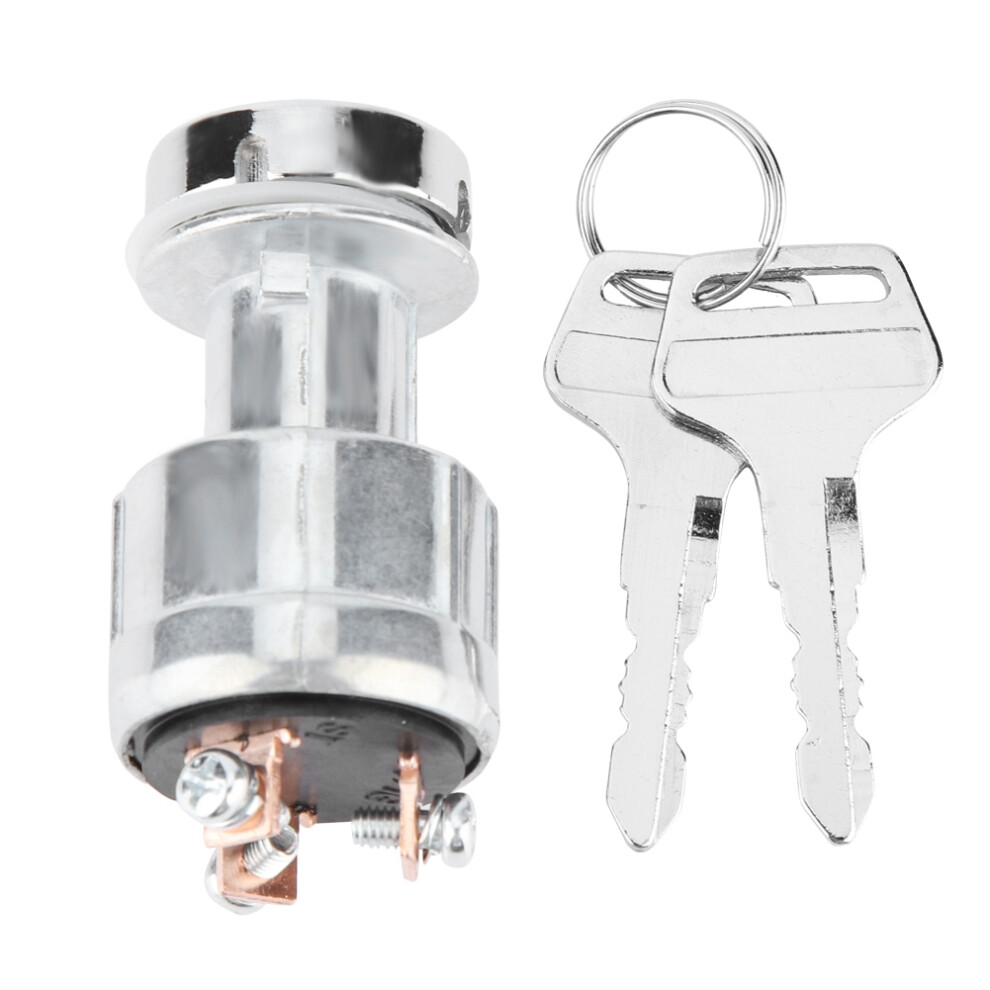 Fits Kubota Engine Ignition Switch With2keys New Aftermarket Ignition Switch Compatible With Takeuchi Excavator Long Lifespan12v24v Use 9448483705479