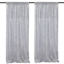 Strieborné flitrované pozadie2 panely2 stopy x 8 stôp