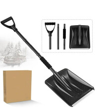 Car Snow Removal Shovel Three-in-one Stainless Steel Ice Removal Shovel Detachable