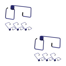 8Pcs Stainless Steel Wiper Tension Booster Arm Accessory Blue