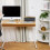 Cable Organiser Box with Bamboo Lid, Black 2