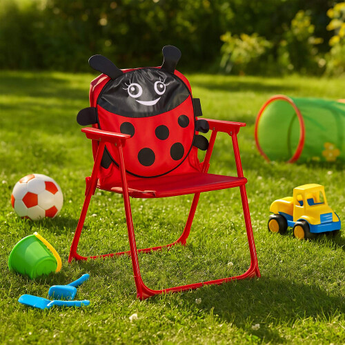 Kinder-Camping-Klappstuhl mit Tiermotiv 1