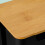 Cable Organiser Box with Bamboo Lid, Black 8