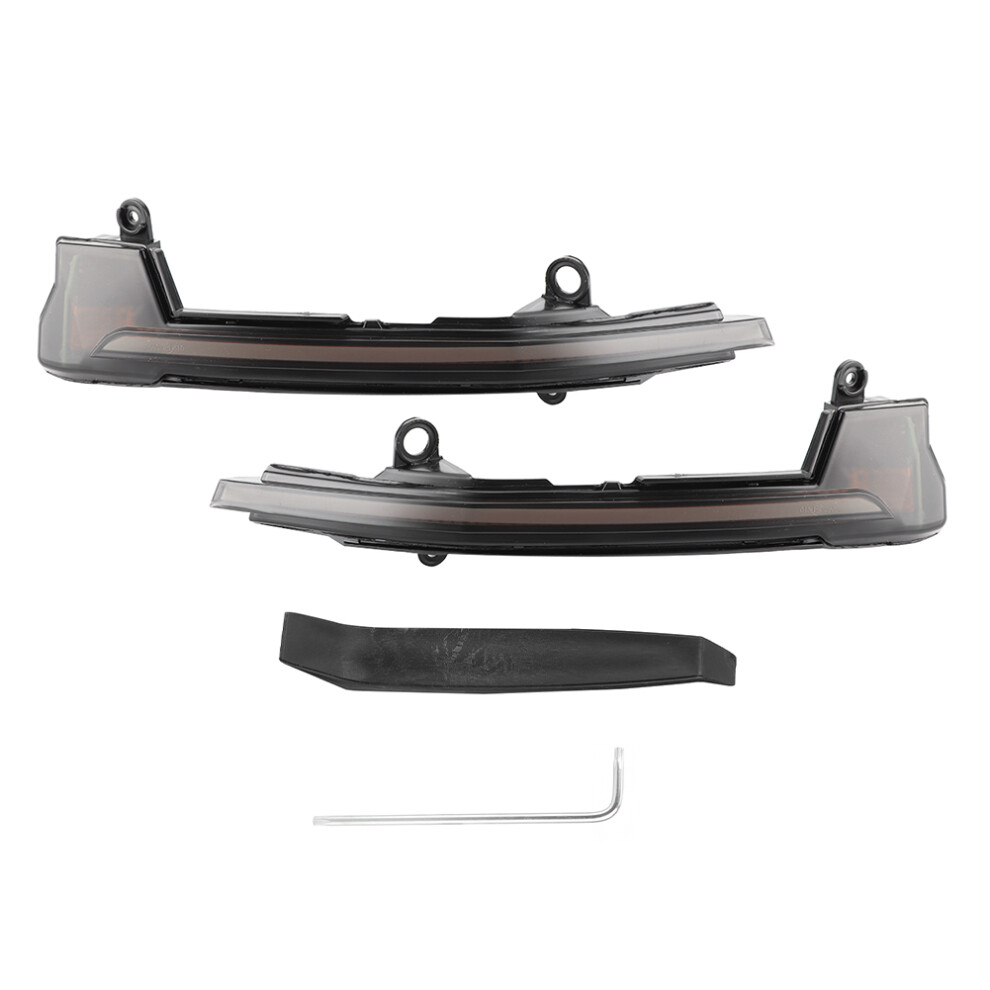 Plug And Play Fitment Dynamic Turn Signal Led Strip Sequential Side Mirror Indicator Sae Approved Dot Certified Universal Compatibility Amber/Light 9009879079767