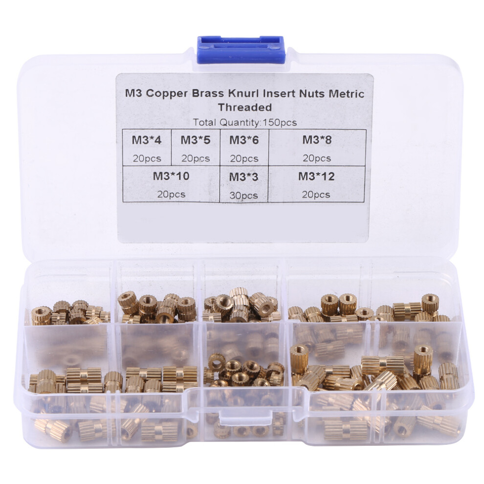High Quality Brass Threaded Inserts Heat Set Nuts Knurled Threaded Inserts Securely Embedded Insert Nuts For3d Printing Tight And Stable Surface 9448483709361
