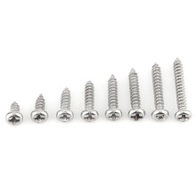 Sharp Thread Self Tapping Screws Stainless Steel Corrosion Resistance High Strength Pan Head Phillips Drive For Wood Plastic Sheet Metal Fast