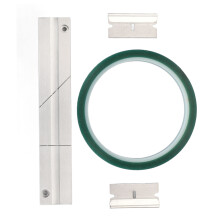 1/4 10 Inch Tape Splicing Set - Green, 2 Blades