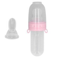 Colher dosadora para papinha de bebê com bico de silicone macio, design que evita sujeira, fácil de usar e versátil. Versátil e prática, com
