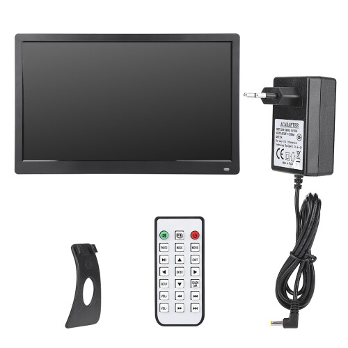 Ψηφιακή κορνίζα Plug and Play με οθόνη HD, αισθητήρα κίνησης, ρυθμιζόμενη φωτεινότητα,