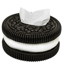 Boîte en papier Oreo créative et simple pour la maison, le salon, la chambre ou le bureau ; boîte à mouchoirs Advanced Sense ; décorations