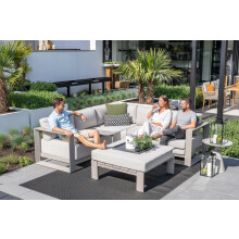 Levanto Garden Corner Group with Ottoman