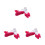 3Pièces Bébé Rose Coton Respirantes 5