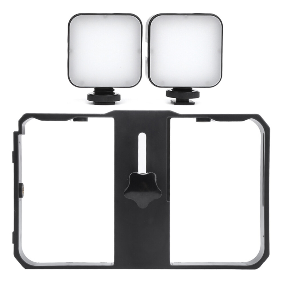Universal Phone Clip Smartphone Video Rig Filmmaking Vlogging Case Phone Video Stabilizer Grip Tripod Mount Cold Shoe Mount Versatile Mounting 9448483702478