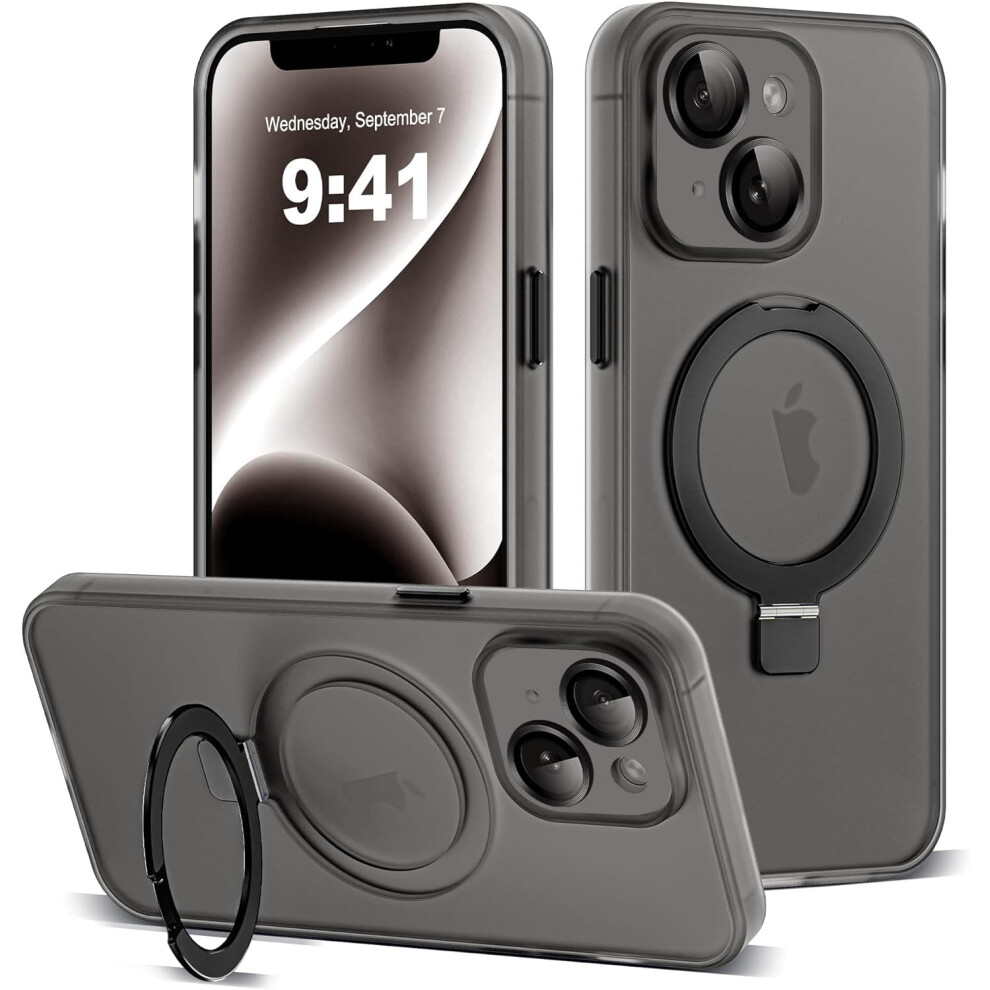 Iphone 14 Case With Magnetic Ring Stand And Magsafe 968604531996