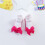 3Pièces Bébé Rose Coton Respirantes 8