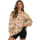 Damen-Sweatshirt mit Capybara-Orange-Print, langärmelig 1