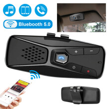 Kit vivavoce wireless per auto Motion Auto con Bluetooth 5.0, chiamate in vivavoce e accesso a Google Assistant, microfono con cancellazione del