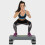 Aerobic Step Platform, Verstelbare Hoogte, Grijs-Zwart 3