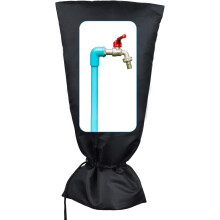 Cozy outdoor tap cover, frost protection, waterproof, universal, 50x20 cm