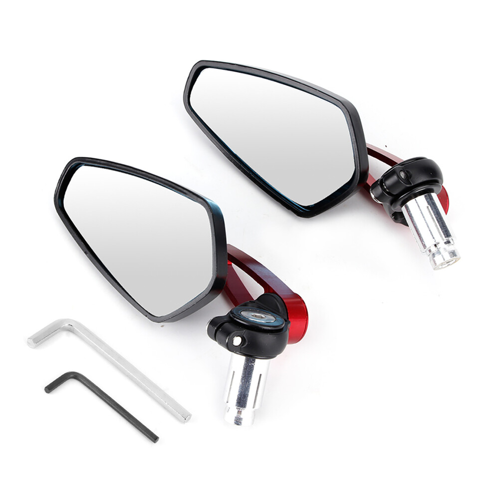 Adjustable Mirror Angle Motorcycle Rear View Mirrors, 360Degree Rotation And Sturdy Build Ideal For Cruisers Street Bikes And Choppers 9009879087335