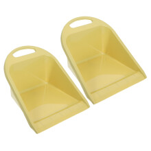 2Pcs PP Dustpan Small Handheld Trash Scoop for Home Cleaning