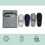 Felt Guest Slippers Set with Bag, Non-Slip Soles 5