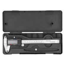 Zero Reset Function Digital Caliper Measuring Tool Stainless Steel Vernier Caliper Inch Metric Conversion Large LCD Screen High Measurement Accuracy