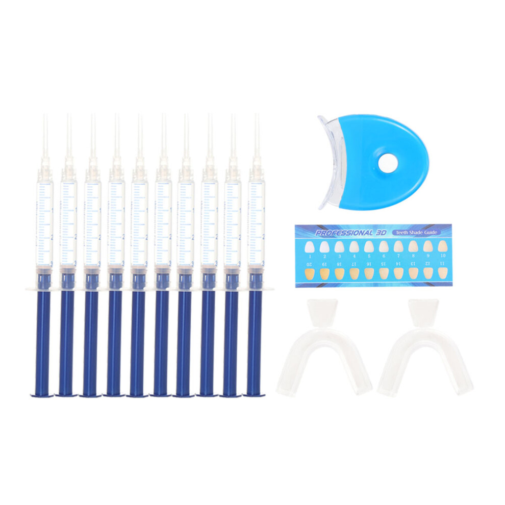 Carbamide Peroxide Teeth Whitening System With Led Fast Acting Stain Removal, Universal Fit Mouth Tray For Sensitive Teeth, Dental Quality Light