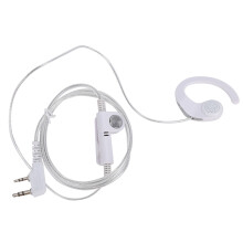 Silicone Earplug Headset For Noise Reduction, Radiation Throat Mic Air Conduit Headset With Clear Sound Quality Sensitive Microphone Built In