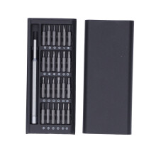 Durable Alloy Tool Steel Bits Precision Screwdriver Set Magnetic Multi Bit Screwdriver with Easy to Carry Case for Laptop iPhone Camera Game Console