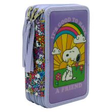 Snoopy Federmäppchen mit Reißverschluss, strapazierfähiges Material, lustiges Design