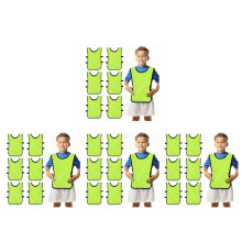 24St Pinnies Voetbal Training Kids Lichtgroen Ademende Polyester Stof