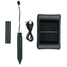 Weatherproof Ultrasonic Solar Animal Repellent Solar Powered Waterproof Outdoor Motion Activated Pest Repeller Easy Installation Animal Repellent
