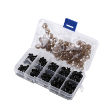 DIY Crafts Supplies Stuffed Animals Safety Eyes Acrylic Safety Eyes With Gasket Easy To Store Replacement Eyes For Toys Versatile Crafting Use