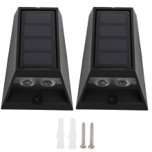 Moderne, solarbetriebene LED-Außenleuchte mit automatischer Ein-/Ausschaltfunktion, wasserdicht (IP65), dekorative Beleuchtung für Garten, Hof und
