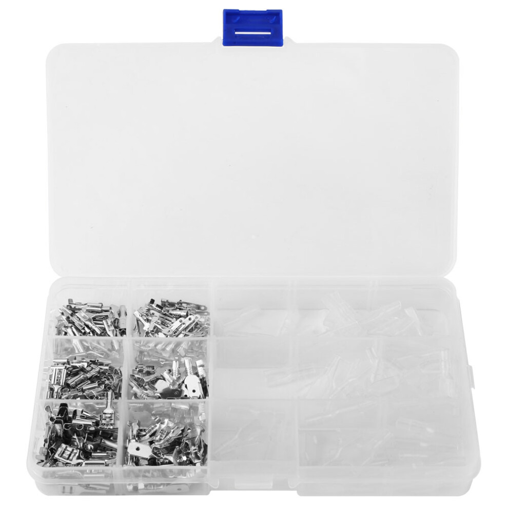 Wire Connector Kit Spade Connectors Crimp Terminal Block Quick Splice Insulating Sleeve Corrosion Resistant Good Conductivity Easy To Use For Car 9009879080879