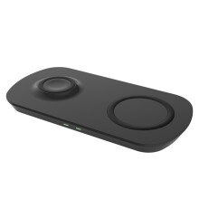 Foldable Charging Station Wireless Charger Magsafe Charger Fast Charge Dual Charging Qi Certified Charge Two Phones Thick Case Friendly Safety