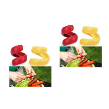4St Spiraal Worstensnijder Snijtool Set Voor Barbecue Plezier