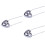 3Stk Urnen Schmuck Kette Silber Anhänger 5