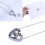 3Stk Urnen Schmuck Kette Silber Anhänger 10