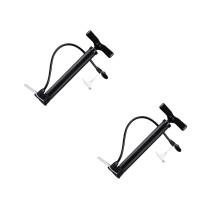 2St Draagbare Zwarte Bike Met Comfortabele Grip