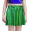 Kids Sequin Cheerleading Skirt Green Grid Design 1