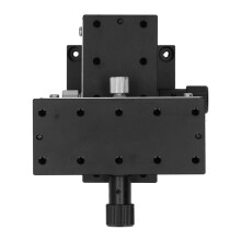Kruisrolgeleiding Stabiele prestaties Lineaire schuiftafel Micrometer XY-as Instelbare handmatige verplaatsing Lineaire stage Precisiebewerking Zwart